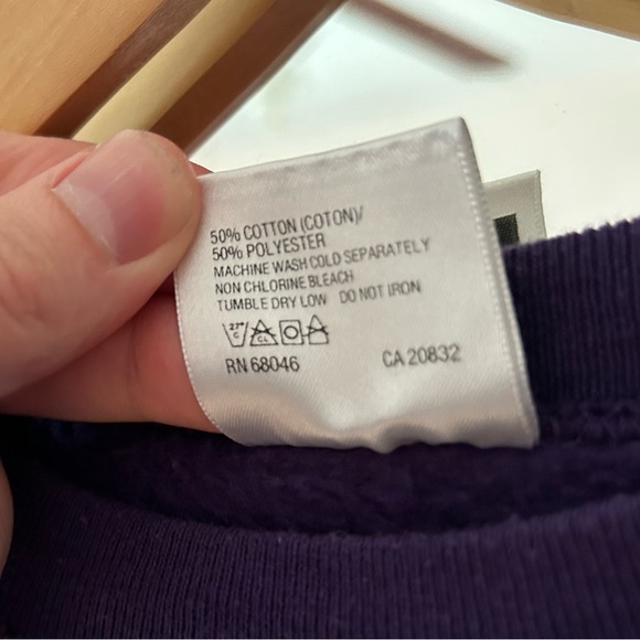 Vintage 90s Tultex blank crewneck sweater jumper Superweight - Picture 4 of 9